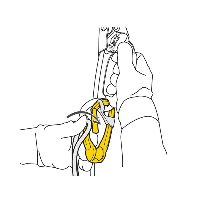 Bloczek - karabinek Petzl ROLLCLIP A/ Triact-Lock